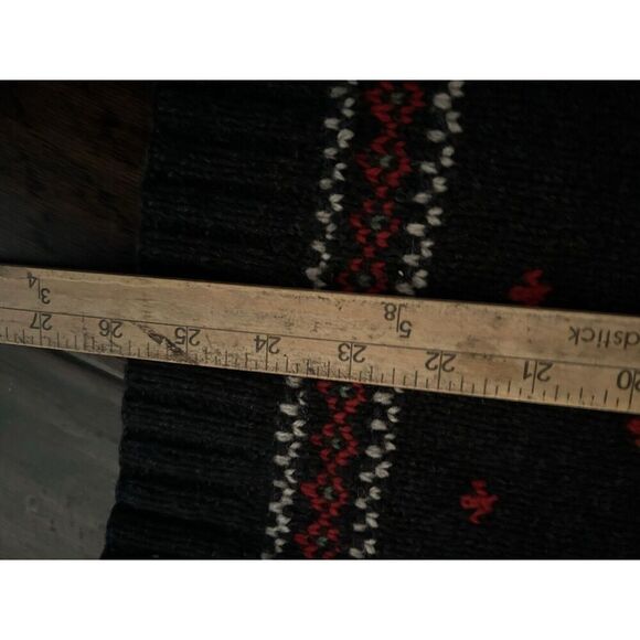 Lauren Ralph Lauren Hand Knit Sweater Womens Size Large Lambs Wool Fair Isle - Picture 8 of 8